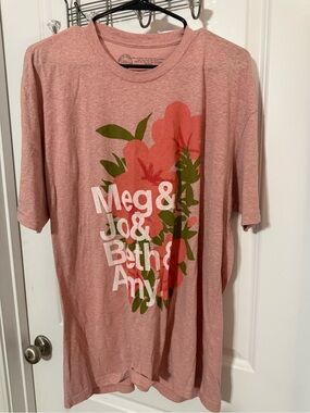 Out of Print Womens XXL Classic Pink Floral Graphic Tee